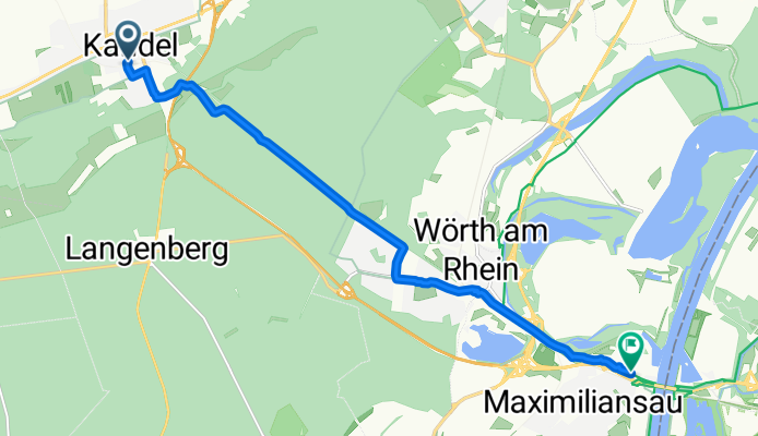 Georg-Todt-Straße, Kandel nach Eisenbahnstraße, Wörth am Rhein