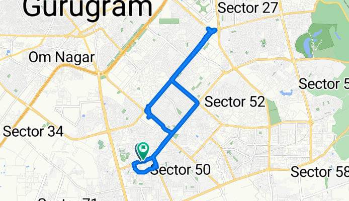 Gurugram 49 - millenium City centre loop