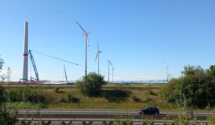 Foto 2 der Bikemap-Route "Windradweg" Foto 2 der Bikemap-Route "Windradweg"