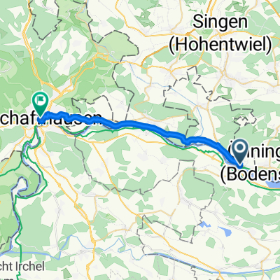 Metzggass, Stein am Rhein nach Steigstrasse, Schaffhausen