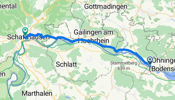 Metzggass, Stein am Rhein nach Steigstrasse, Schaffhausen