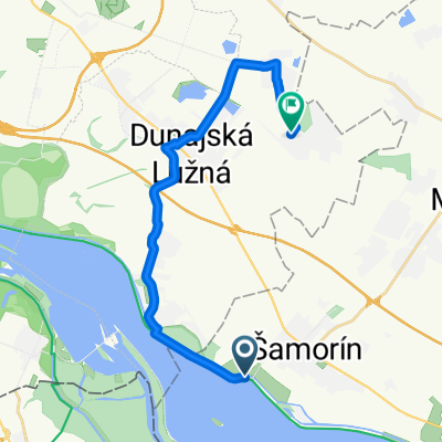 Podlesie, Šamorín až Azalková ulica, Miloslavov