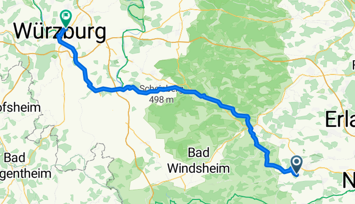 Rothenburg ob der Tauber - Würzburg