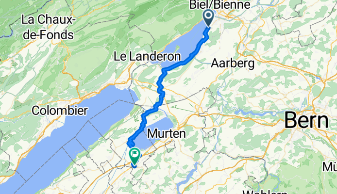 Kirchrain, Sutz nach Rue du Lavoir, Avenches