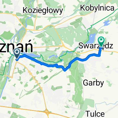 Bolesława Krzywoustego, Poznań do Wrzesińska, Swarzędz