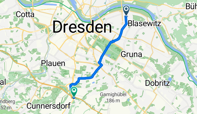 Fetscherstraße nach Nöthnitzer Hang