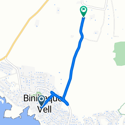 Carrer Poblat de Pescadors, Sant Lluís to Camí de na Fargues, Sant Lluís