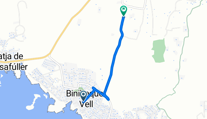 Carrer Poblat de Pescadors, Sant Lluís to Camí de na Fargues, Sant Lluís