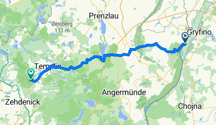 From Gartz (Oder) to Templin