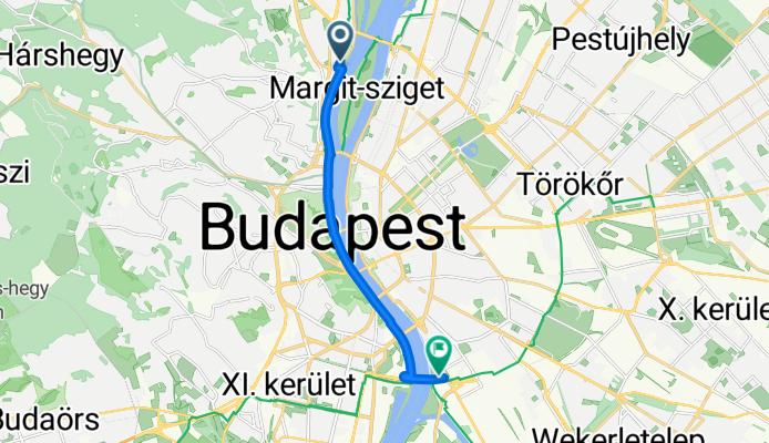 Tímár utca, Budapest to Laczkovich utca, Budapest