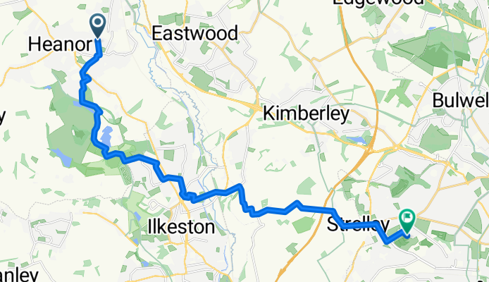 Station Road, Nottingham to Denewood Crescent, Nottingham