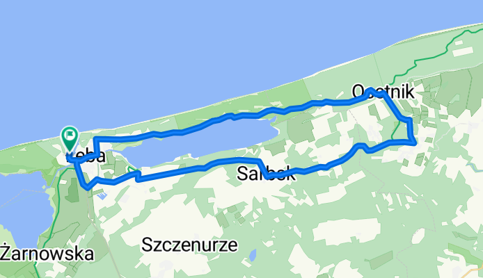 Route in Leba