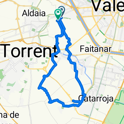 Calle de l'Art Major de la Seda, Xirivella a Calle de les Oliveres, Xirivella