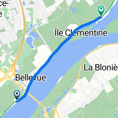Promenade de Bellevue, Sainte-Luce-sur-Loire to Chemin du Halage, Sainte-Luce-sur-Loire
