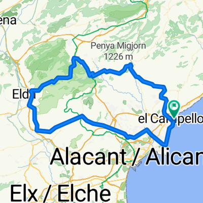 Agost-Petrer-Castalla-Xiona-Busot