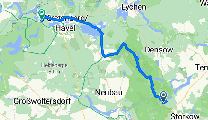 From Oderberg to Grünheide (Mark)