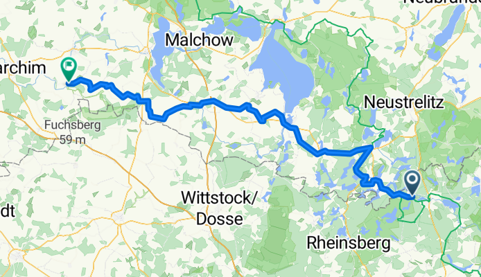 From Grünheide (Mark) to Märkisch Buchholz