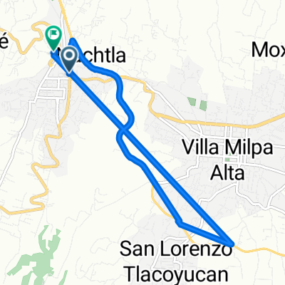 De Avenida Miguel Hidalgo a Camino a San Bartolomé Xicomulco