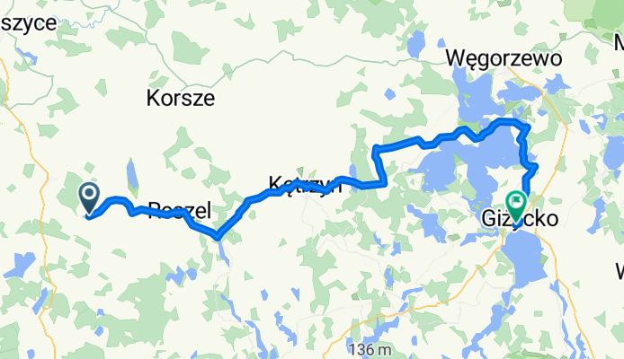 Bisztynek - Giżycko