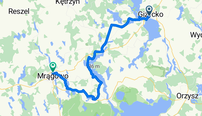 Giżycko - Mrągowo