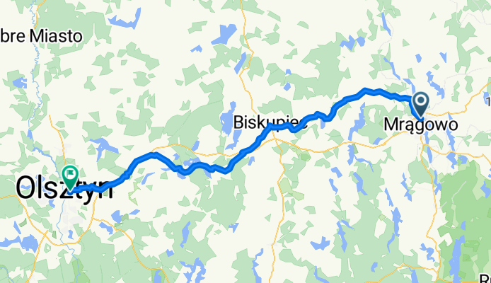 Mrągowo - Olsztyn