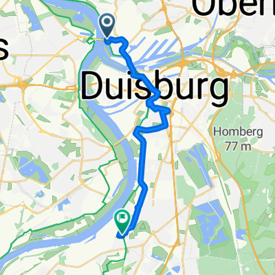 Am Eisenbahnbassin nach Berzeliusstraße