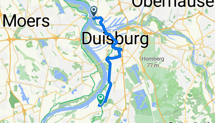 Am Eisenbahnbassin nach Berzeliusstraße