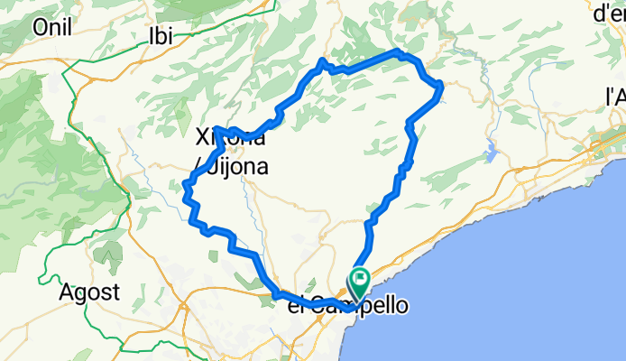 Campillo-Xixona-Torremançanes-Relleu