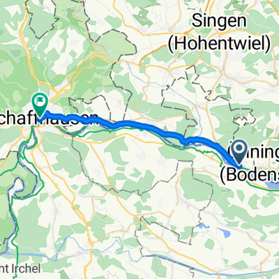 Schiffländi, Stein am Rhein nach Oberstadt, Schaffhausen