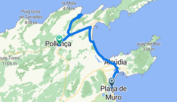 Von Alcúdia bis Pollença