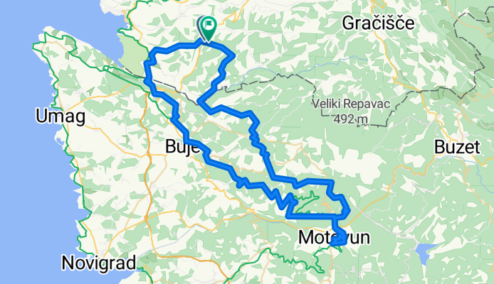 Padna to Motovun to  Padna
