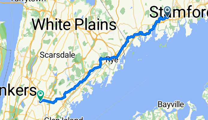 Old Kings Hwy, Old Greenwich to Cottage Ave, Mount Vernon