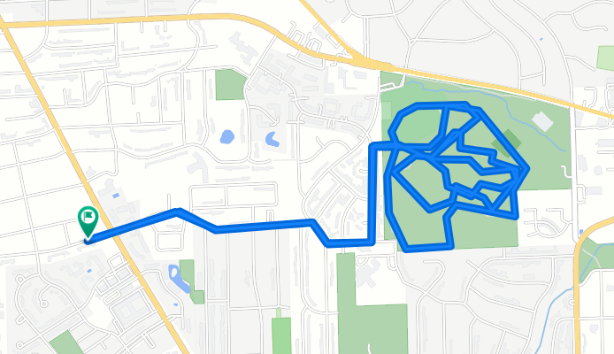 Marlborough Dr, Ann Arbor to Marlborough Dr, Ann Arbor