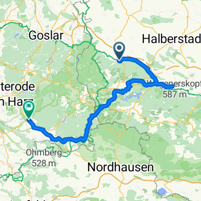 Burgstraße, Wernigerode to Markt, Südharz