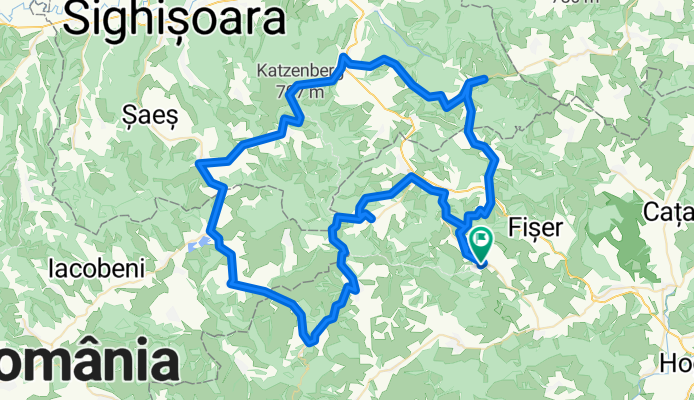 Route to Village De Viscri Ciprian