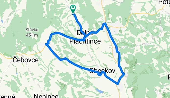 Stredné Plachtince - Škriavnik - Nová Ves - Malý Krtíš - Veľký Krtíš . Stredné Plachtince