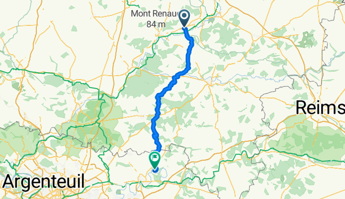 From Marest-Dampcourt to Congis-sur-Thérouanne