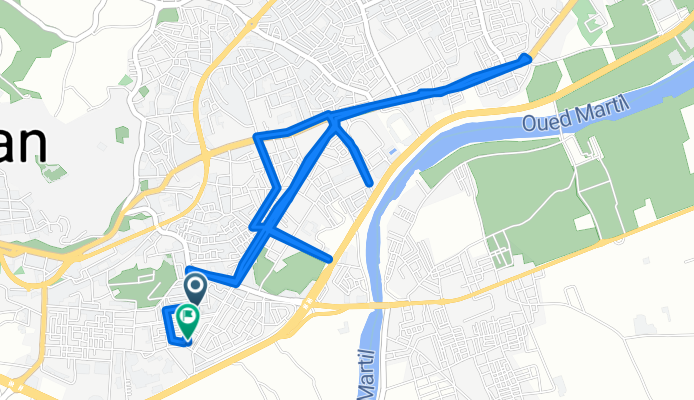 Route from Mhannech II N°2