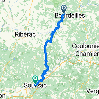 From Bourdeilles to Sourzac