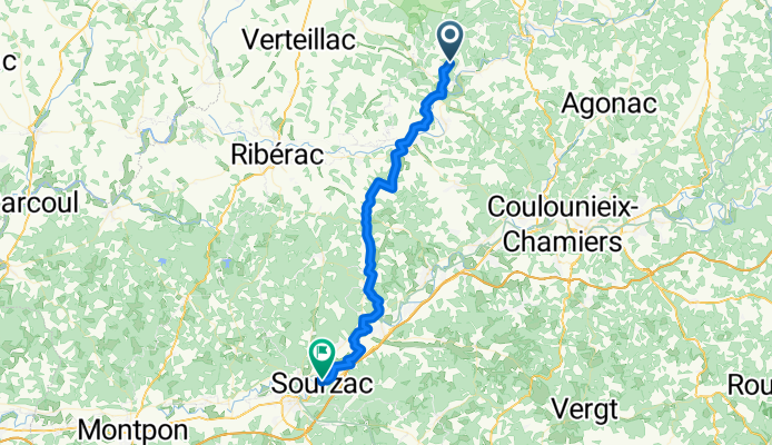 From Bourdeilles to Sourzac
