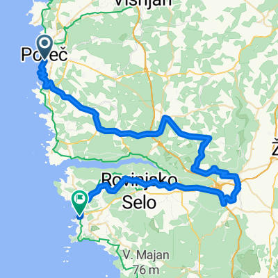 Poreč - Kanfanar - Rovinj (durch ŠTRIKA FERATA )