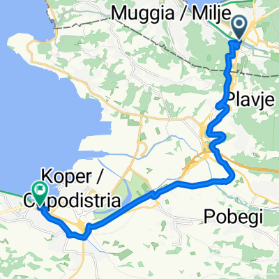 Parenzana Variante: Muggia - Koper