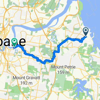 Ernest St, Manly to Lytton Rd, East Brisbane