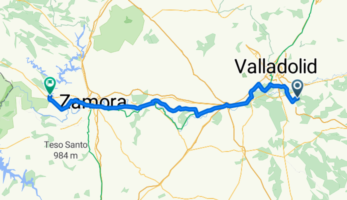 From Aldeamayor de San Martín to Muelas del Pan
