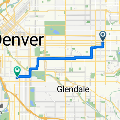 E Colfax Ave, Denver to S Lincoln St, Denver