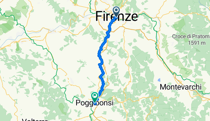 From Florence to Poggibonsi