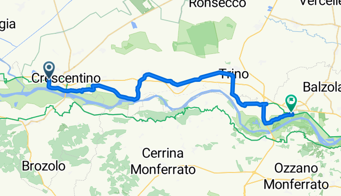 Crescentino - Morano sul Po