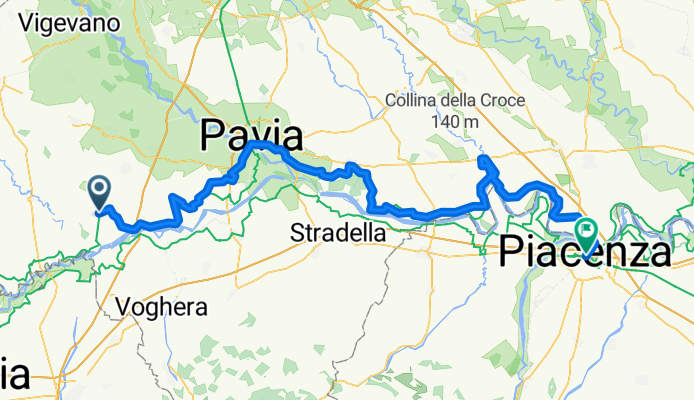 From Sannazzaro de' Burgondi to Piacenza