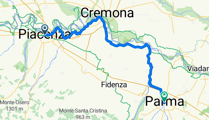 From Piacenza to Parma
