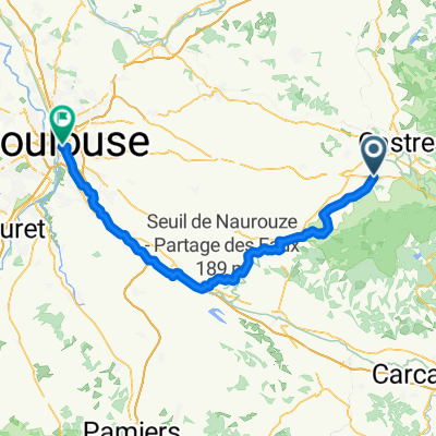 From Viviers-lès-Montagnes to Toulouse